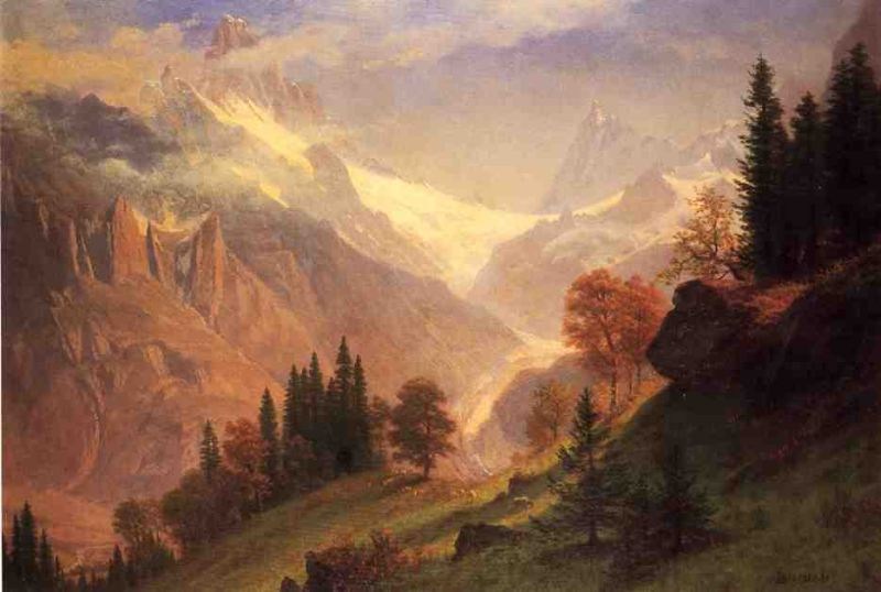 Albert Bierstadt View of the Grindelwald